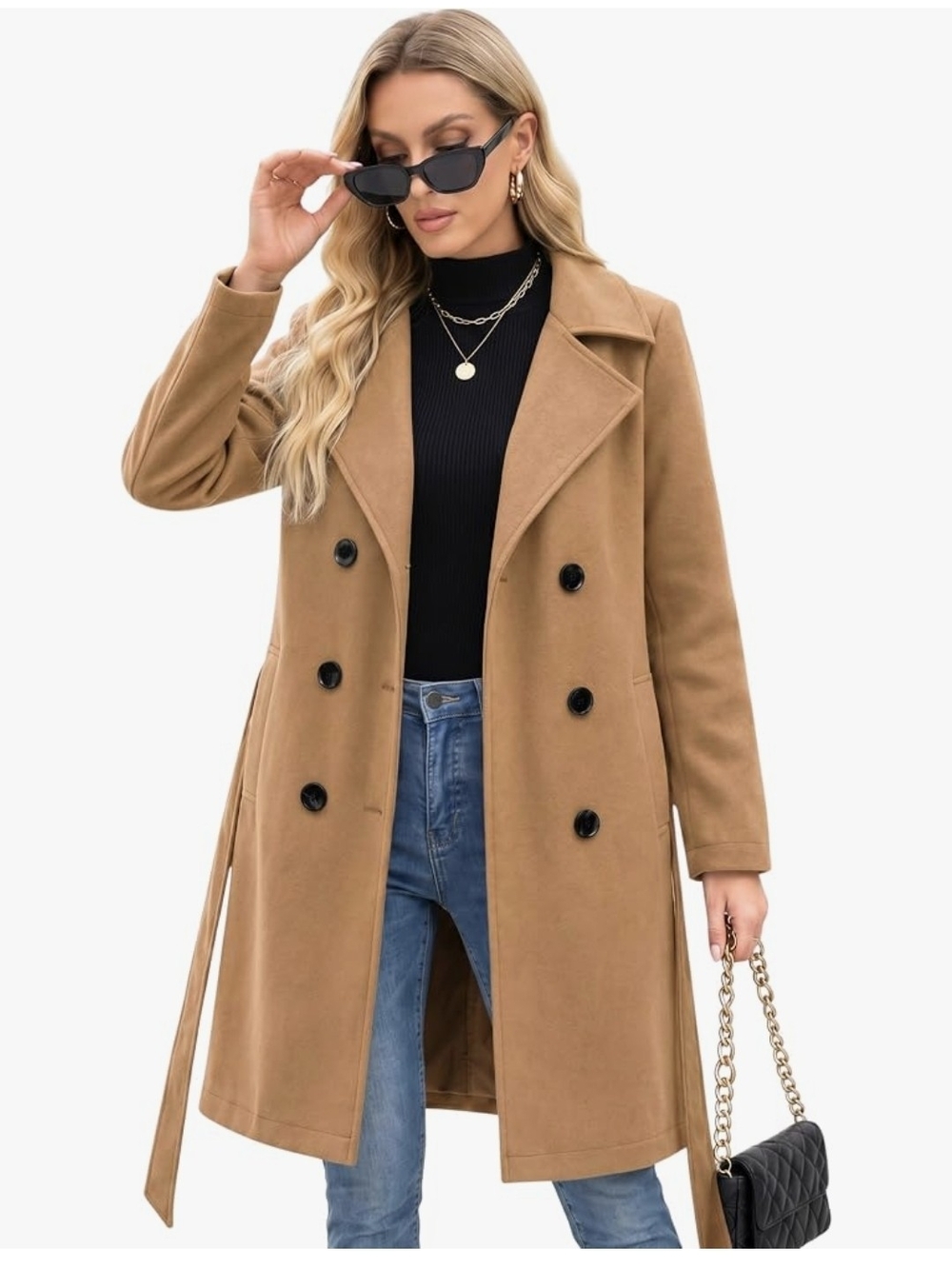 Steve Madden Double Breasted Coat